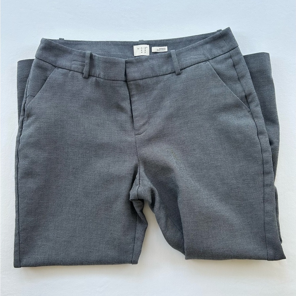 Gray Petite Trousers